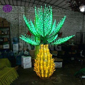 Outdoor Waterproof <b>Led</b> Coconut Palm Lamp Eye Catching Decor For Campground Beach Bar Night Event For Sale - Product Image 4