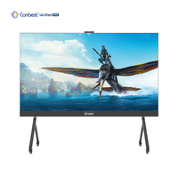 Layar Sentuh LED Interaktif Canbest P1.2 P0.7 True 4K 108 inci 135 inci Android 13 EDLA untuk Ruang Rapat Kantor