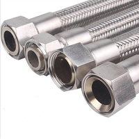 Tuyau d'arrosage ondulé personnalisé DN10 DN25 Ss 304 316L à flexibilité moyenne tuyau en métal à vapeur