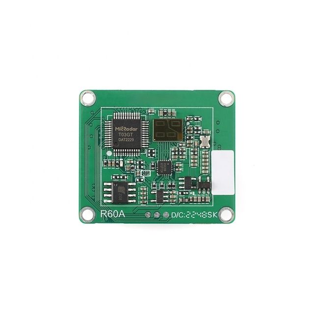 60G Millimeter Wave Radar Sensor Respiratory Sleep Monitoring Breathing and Heartbeat Wave Biosensing Radar Module R60ABD1