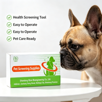 Bandelette de test rapide d'antigène CAV pour chiens, kit de diagnostic vétérinaire rapide de l'adenovirus canin pour cliniques vétérinaires et dépistage à domicile