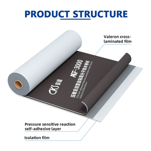 CKS 1.2mm 1.5mm 2.0mm auto-adhésif modifié hdpe bitume bitumineux haute polymère <span class=keywords><strong>membrane</strong></span> étanche - Product Image 3