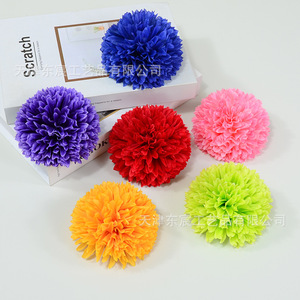 Artificiels chrysanthèmes en pompons Dongchen Crafts, 10,5 cm, fleurs en soie, décoration de mariage, décoration de la maison - Product Image 4