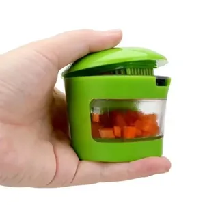 Multi-function Manual Stainless Steel Garlic Press Plastic Garlic <b>Chopper</b> Sustainable Easy Clean Cutting Cooking <b>Vegetable</b> Tools - Product Image 4