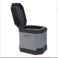 Toilette pliante pour adultes, portable, pliable, pour les situations d'urgence, les voyages, les camping-cars, robuste, pour le camping et les activités de plein air
