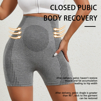 Shorts de yoga sculptants pour le fessier, taille haute, effet ventre plat, gaine amincissante, vente en gros OEM