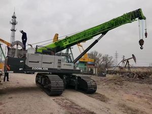 Pengiriman gratis 60ton Crawler <span class=keywords><strong>Crane</strong></span> ZCT600V5 Zoomlion derek hidrolik untuk dijual - Product Image 4