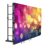 Pantalla LED de Alquiler para Interiores y Exteriores P3.91 P4.81, Video Wall LED para Escenarios, Conciertos, Exposiciones, Eventos, Panel de Pantalla LED Curvo