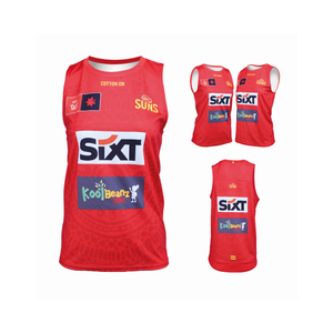 Camiseta de poliéster con estampado por sublimación para entrenamiento Servicio ODM de calidad superior Ropa de equipo de secado rápido - Product Image 3