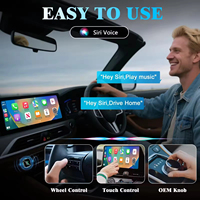 Adaptador automático portátil Android JCS Mini AI Box USB Car Dongle Convertidor inalámbrico CarPlay Smart AiBox para coche con arranque rápido