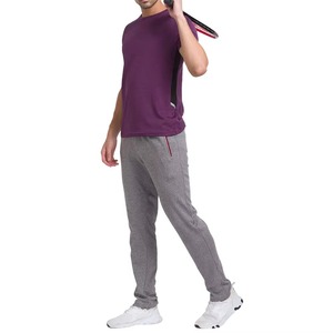 T-shirts décontractés pour hommes, vêtements de sport doux pour la maison, col rond, manches courtes, à prix abordable - Product Image 4