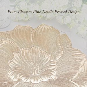 <span class=keywords><strong>Tovagliette</strong></span> in vinile metallizzato lavabile con fiori creativi per matrimonio in Tabletex <span class=keywords><strong>tovagliette</strong></span> per tavolo da pranzo - Product Image 2