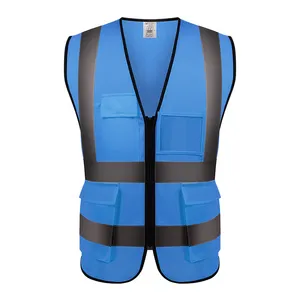 Quality Safety Hot Sale High Visibility Reflective Safety Vest Fancy Traffic Construction PPE Safety Jacket