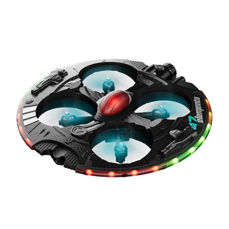 UFO V47 четырехосевая модель самолета с дистанционным управлением для детской аэрофотосъемки световые эффекты трансграничные самолеты с дистанционным управлением