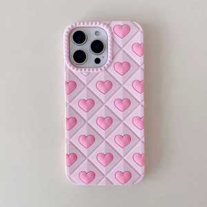Fundas <span class=keywords><strong>de</strong></span> Silicona Líquida con Diseño <span class=keywords><strong>de</strong></span> Mini Corazón para iPhone 15 14 13 Pro Max, Suaves, Agradables al Tacto, Resistentes a Impactos, Color Caramelo, Diseño <span class=keywords><strong>de</strong></span> Lujo - Product Image 3