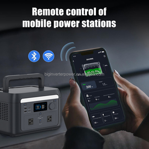 Station d'alimentation portable intelligente en gros 1000W 600Wh avec double prise CA US 110V, contrôle WiFi via application, batterie extensible - Product Image 4