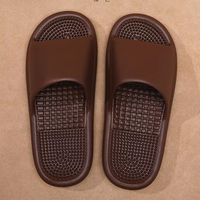 Claquettes de massage pour hommes, semelle souple, pour la maison, unisexe, en EVA, pour salle de bain et douche, personnalisables avec logo