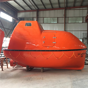 เรือชูชีพแบบปิดทึบ 30 ที่นั่ง ผลิตจากไฟเบอร์กลาสเสริมแรง (FRP) ได้รับการรับรองมาตรฐาน SOLAS ป้องกันการกัดกร่อน ใช้สำหรับหนีภัยฉุกเฉินและช่วยชีวิต เหมาะสำหรับใช้กับเรือเดินทะเล - Product Image 6