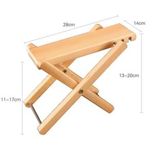 Support <span class=keywords><strong>de</strong></span> <span class=keywords><strong>guitare</strong></span> pliable en <span class=keywords><strong>bois</strong></span>, repose-pieds classique portable pour <span class=keywords><strong>guitare</strong></span> - Product Image 5