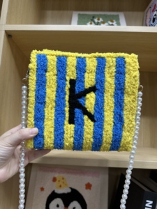 Kit de Bolsa Tejida con Letra H, Tiras de Tela <span class=keywords><strong>para</strong></span> Bolsa de <span class=keywords><strong>Mano</strong></span> Tejida <span class=keywords><strong>a</strong></span> Crochet, Bolsa de Playa con Alfabeto Personalizable, Nuevos Pasatiempos <span class=keywords><strong>para</strong></span> Adultos - Product Image 2