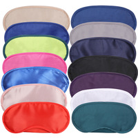 Masque de voyage léger multicolore avec sangle élastique, bandeau pour les yeux, masques de relaxation multicolores, accessoires pour les voyages en avion