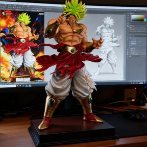 Figura <span class=keywords><strong>de</strong></span> PVC <span class=keywords><strong>de</strong></span> Anime Dragon Ball Z, Broly, 48 cm, JT-059, Modelo <span class=keywords><strong>de</strong></span> Juguete, Muñeco, Figura Decorativa para el Hogar, Derivados <span class=keywords><strong>de</strong></span> Animación - Product Image 1