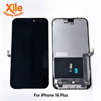 Écran de téléphone portable assemblé, affichage LCD In-cell 6,7 pouces, luminosité 600-700 cd, pour remplacement 16 Plus, marque Xile, garantie 1 an