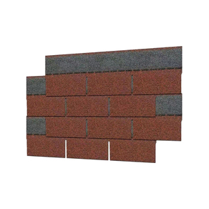 Fiberglass Asphalt Roofing <strong>Shingles</strong> Modern Square Heat Resistant High Quality Black 1m X 0.33m ASTM Certified Hotel Use - Product Image 3