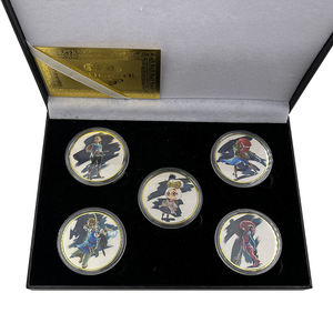 Custom Classical Metal Craft Purya Link Gold Coin Japón Anime Juego Legend of <span class=keywords><strong>Zelda</strong></span> Coin - Product Image 5