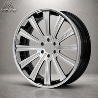 Jantes de voiture sport MOJIO 20 pouces 5x112 forgées en alliage d'aluminium 6061-T6 légères, monobloc, personnalisées pour voitures de performance