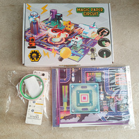 LASIVE TOYS Kit STEM de Circuitos de Papel Mágico, Juguete de Construcción Eléctrico Conductivo para Niños con Efectos de Luz y Gravedad