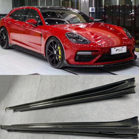 Panamera 971 Jupe latérale en fibre de carbone de style remplacement pour Porsche Panamera 971