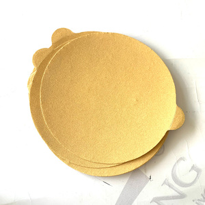 Премиум 5 дюймов 125 мм крючок и петля шлифовальный диск наждачная бумага диск для удаления материала и шлифовки желтый песок 40 - Product Image 3