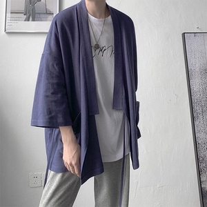 <span class=keywords><strong>Giacca</strong></span> <span class=keywords><strong>estiva</strong></span> larga Casual Casual stile cinese stile OEM personalizzata in <span class=keywords><strong>lino</strong></span> cotone traspirante - Product Image 2