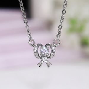 Collana con ciondolo unico per donna, gioielli alla moda, regalo di San Valentino - Product Image 6
