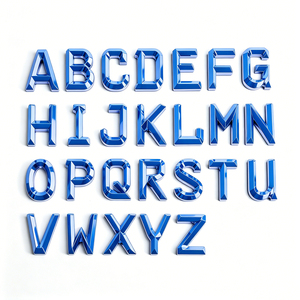 ตัวอักษรติดรถยนต์แบบมีกาวในตัว หลายสี แบบกำหนดเองได้ สำหรับตกแต่งตัวถังรถยนต์และป้ายทะเบียน - Product Image 4