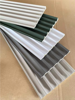 Design moderne WPC Panneaux muraux composites en bois plastique PVC couleur marbre Utilisation intérieure extérieure Imperméable Hôtels Maisons Inde