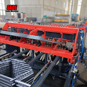 Máquina de Soldadura Automática de Malla de Alambre de Acero para Refuerzo <span class=keywords><strong>SADE</strong></span> SADE09, Control por Pantalla Táctil PLC, Acero al Carbono de Alta Rigidez - Product Image 1