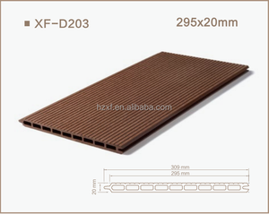 Paneles de valla compuestos de plástico y madera WPC antipodredumbre, tablero de valla de jardín tratado térmicamente para uso en el hogar, modelado 3D disponible, 1 unidad - Product Image 2