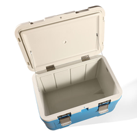 Glacière isotherme robuste de 50 L pour la pêche, la plage, les activités de plein air, de qualité alimentaire, portable, avec poignée