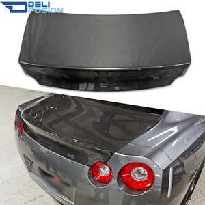 ฝาครอบท้ายรถยนต์นิสสัน GT-R R35 ปี 2008-2023 แบบ OE ทำจากคาร์บอนไฟเบอร์แท้ สำหรับเปลี่ยนชุดแต่งตัวถังรถยนต์ - Product Image 1