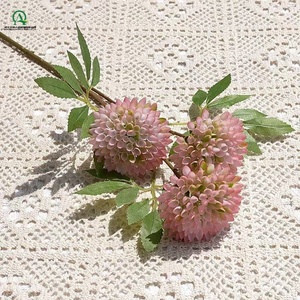 <span class=keywords><strong>Fiori</strong></span> di crisantemo artificiali steli di seta gialla alta Flora autunnale per l'artigianato <span class=keywords><strong>vaso</strong></span> casa matrimonio autunno tavolo centrotavola decorazione - Product Image 5