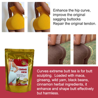 Poudre d'extrait de racine de Maca à ingrédients naturels de marque propre pour le renforcement et le soutien des fesses, favorisant un volume complet