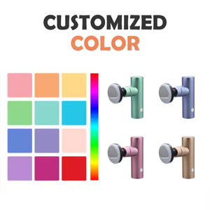 उच्च आवृत्ति इलेक्ट्रिक बॉडी बैक स्पीड ब्रशलेस मोटर पोर्टेबल मिनी डबल मालिश गहरी मांसपेशियों की जेब मालिश बंदूक - Product Image 3