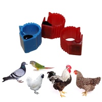 Numéro d'identification 8/9/22mm 134.2khz EM4305 S256 électronique RFID course à vendre pour oiseau poulet pied anneau volaille Pigeon puce anneaux