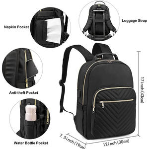 Nueva mochila para portátil, bolsa de viaje Oxford impermeable USB, billetera grande con cremallera para una variedad de personas para personalización de fábrica - Product Image 4