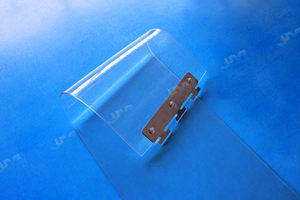 Tissu <span class=keywords><strong>industriel</strong></span> de rideau en bande de PVC teint le fil tissé le modèle simple de style avec le revêtement de PVC pour l'usage d'entrepôt - Product Image 5