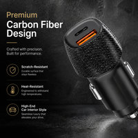 Cargador Rápido para Auto Mini de 48W con Puerto USB Tipo C y PD QC3.0, Suministro Directo de Fábrica al Por Mayor