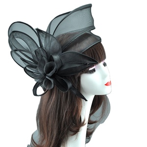 Fascinator Donna Con Velo E Piume - Clip O Fascia - Per Matrimoni E Feste - Foto 5