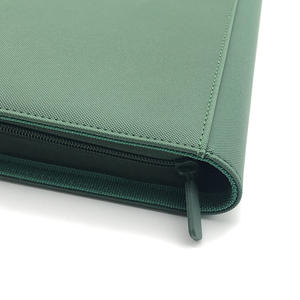 Fornitore Verificato Raccoglitore Personalizzato in PU a 9 Tasche per 360 Carte <span class=keywords><strong>Album</strong></span> Fotografico per Francobolli Monete con Chiusura a Cerniera - Product Image 3